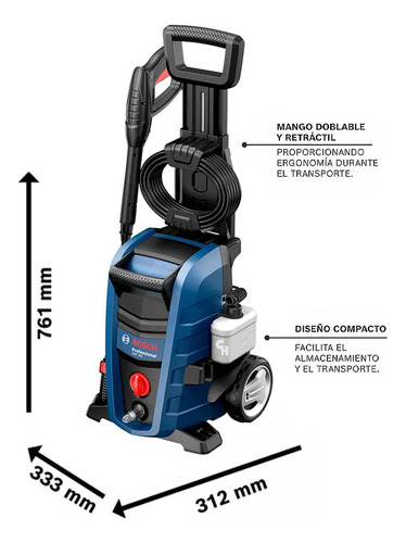 Hidrolavadora Profesional Alta Presion Bosch Ghp 180 1500w