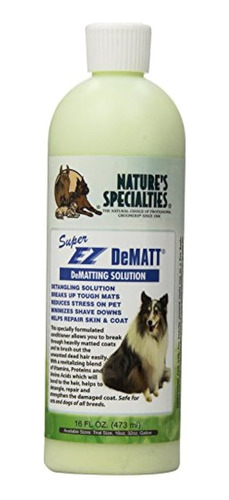 Natures Specialties Acondicionador De Mascotas Super Ez Dema