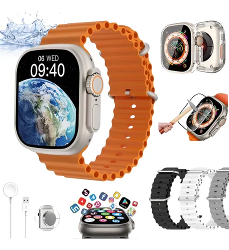 Smartwatch Microwear Ultra S10 49mm Prova D'agua 2025+brinde