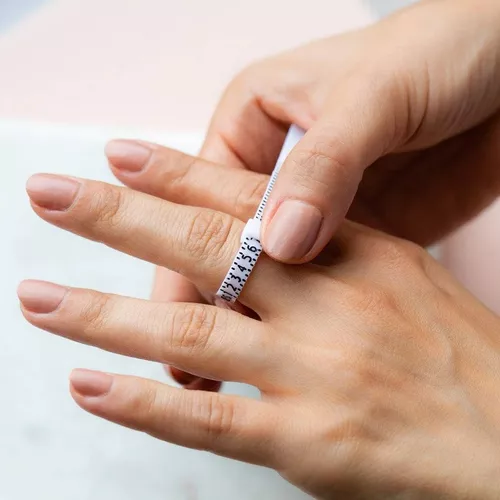 Medidor de dedos para anillos, reutilizable, tallas de  