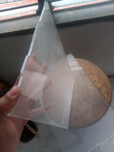 Imagen 4 de 4 de Lamina De Acrilico Transparente 39 X 25 X 0,5