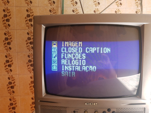 Televisão Cce 14 Polegadas Modelo Hps 1405 Funcionando