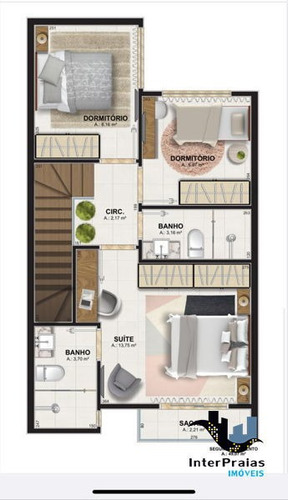 Imagem 7 de 7 de Casa Sobrado Padrão Com 3 Quartos - 293579-v