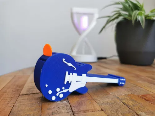 Uñetas Soporte Temática Guitarra X 1 Unidad