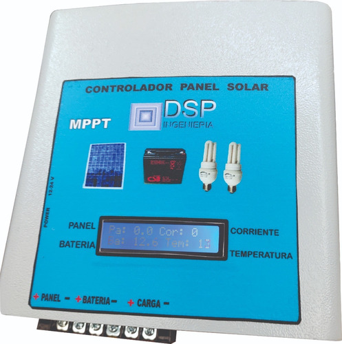 Regulador Controlador Carga Baterias Panel Solar Mppt 40 Am