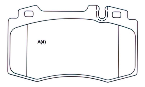 Pastilha Freio Mb Classe C230 Kompressor 00/ Sistema Brembo 