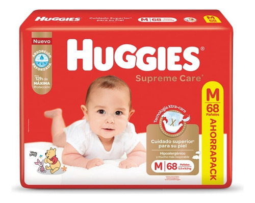 Pañales  Huggies Supreme Care