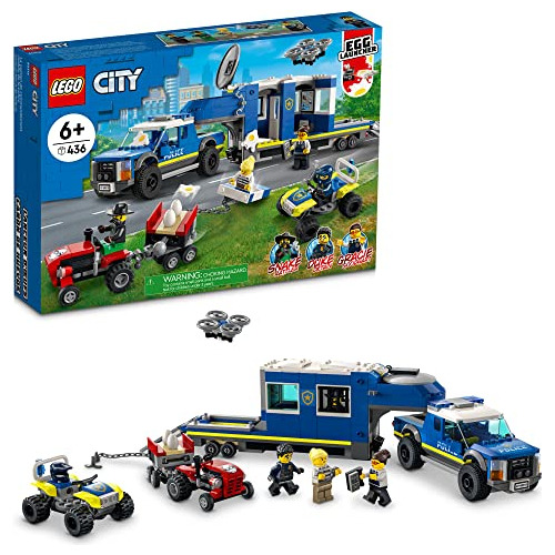 Kit De Construcción Lego City Police Mobile Command Truck 60