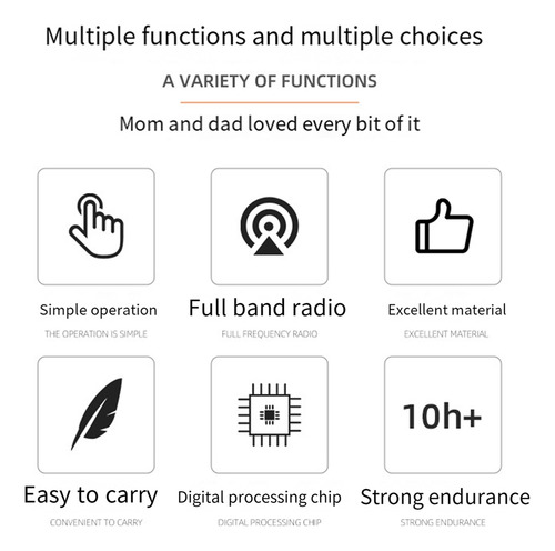Receptor De Radio Retro Radio Versatile Fm Am Ful