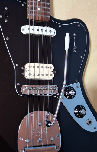 Guitarra Fender Player Jaguar Diestro Negro Palo De Rosa (Usado)