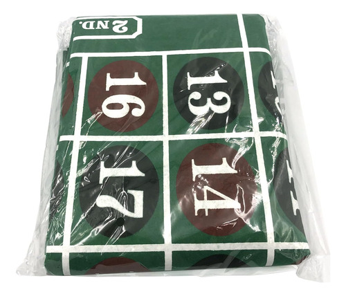 Diseño De Fieltro Para Mesa De Ruleta, 36 X 72 Rectángulos L