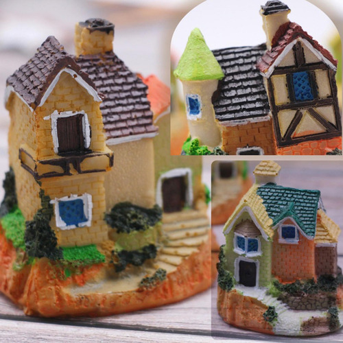. Mini Casa De Jardim De Fadas Micro Paisagem Casa Em