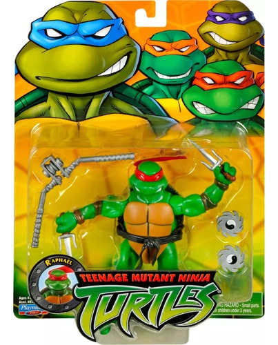 Tortugas Ninja Mutantes Figura Retro Raphael 10cm Original