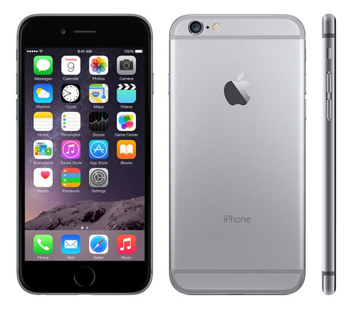 Celular iPhone 6 Plus / 128 Gb / Ram 1 Gb / Gris Espacial / Grado A (Reacondicionado)