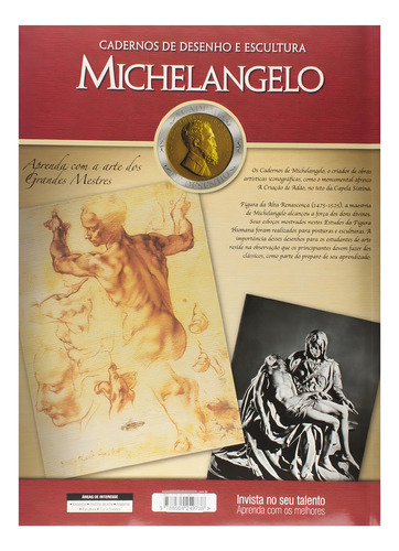 Cadernos De Desenho Michelangelo Figura Humana, De enato Silva. Editora Criativo Em Português