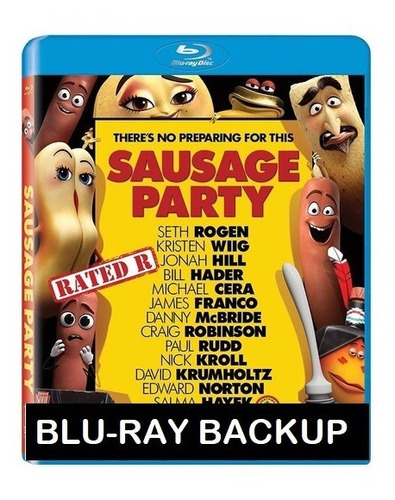 Sausage Party ( La Fiesta De Las Salchichas) Blu-ray Backup