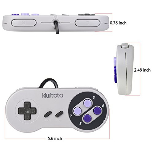 2 Joysticks Usb Para Consola Snes Compatible Con Raspberrypi