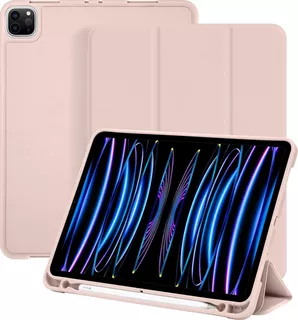 Funda Smart P/ iPad Pro 12.9 Gen3/4/5/6 2022/18 Porta Pencil