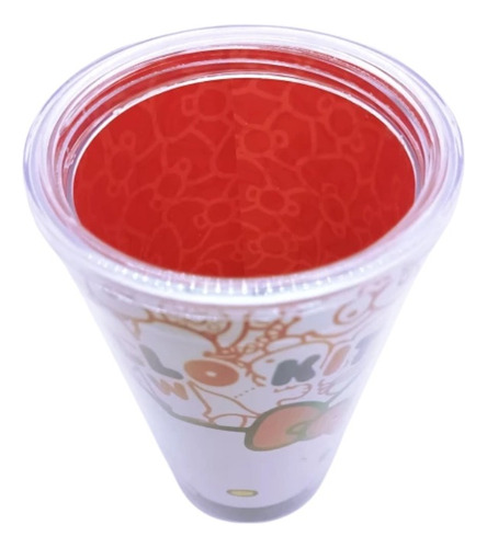 Vaso Acrilico Con Tapa Hello Kitty Cinnamoroll Kuromi Sanrio Hello Kitty