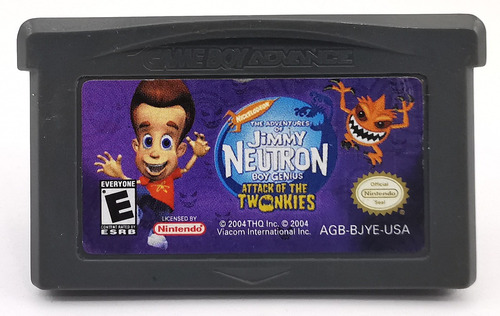 Jimmy Neutron Boy Genius Attack Of Twonkies Gba* R G Gallery (Usado)