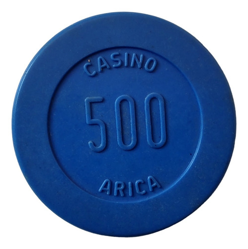 Ficha Casino Arica 500 Pesos - Junta Adelanto De Aric (x1884