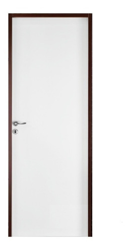 Puerta Placa Oblak 70-10 Blanca Mch P/ Durlock Lista P/ Usar