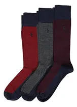 Comprar Polo Ralph Lauren Masculino Feeder Stripe Casual Crew Socks 