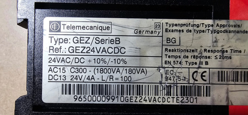 Telemecanique Preventa Gez/ Serie B (Usado)