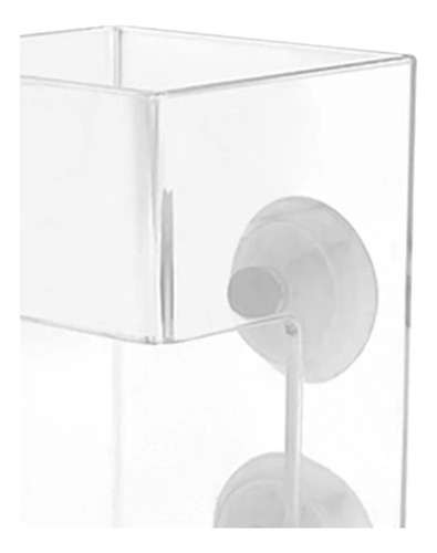 Comedero Acrílico Para Peces Y Camarones En Forma De Cuboide