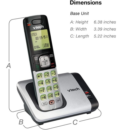Imagen 3 de 4 de Telefono Inalambrico Vtech Cs6719-2