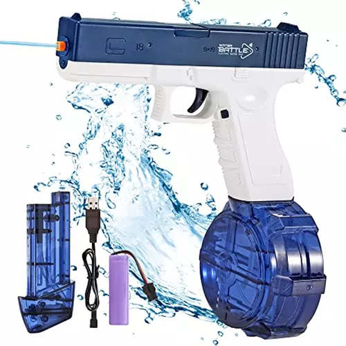 Arma Revolver Pistola de Agua Elétrica Electric Water Gun V3