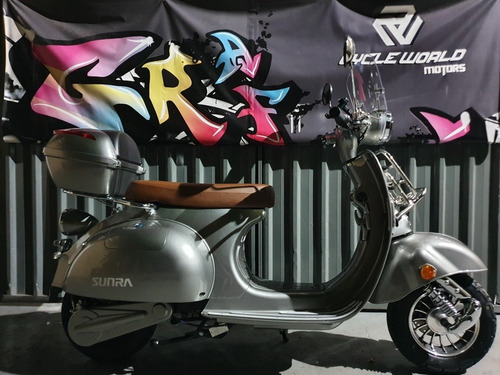 Moto Electrica Sunra Vintage 0km 3000w Litio Baul Parabrisa