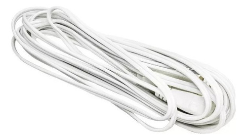 Extension Electrica Techtools Clavija Plana 8m Color Blanco