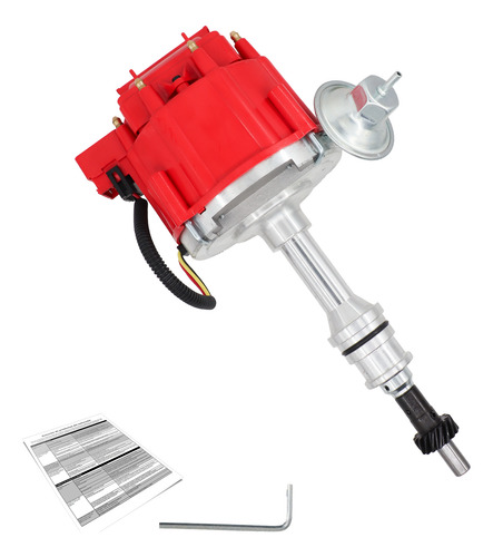 Distribuidor Para Ford Hei Con Bobina V8 351w Capa Rojo Nuev