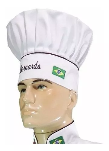 Chapeu do Chef - Touca Mestre Cuca BRANCA Unisex Regulavel - GZT Store