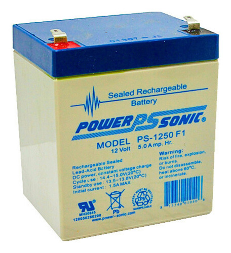Batería Sellada Recargable 12v 5ah Agm-vrla F1