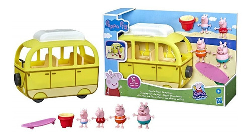 Juguete Figura Set Peppa Pig Y Su Familia A La Playa Febo