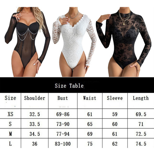 Tanga Body Para Mujer Malla Transparente Ver A Través De