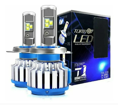 2 Luces Led Bombillos H4, H1,  H7, H11, 880 Turbo Led