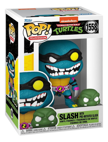 Funko Pop Las Tortugas Ninja Slash With Pre-mutated Slash