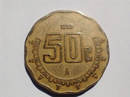 Moneda De 50 Centavos, Con Error En Fecha, De Fabricación.