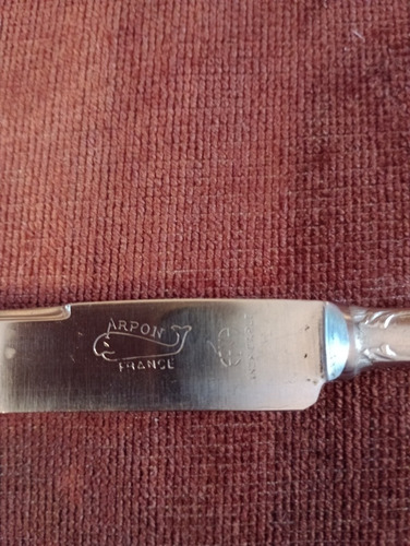 Cuchillo Arpon France Sellado Labrado Para Manteca (Usado)