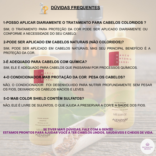 Shampoo E Condicionador Mab Color Shield Anti Desbotamento
