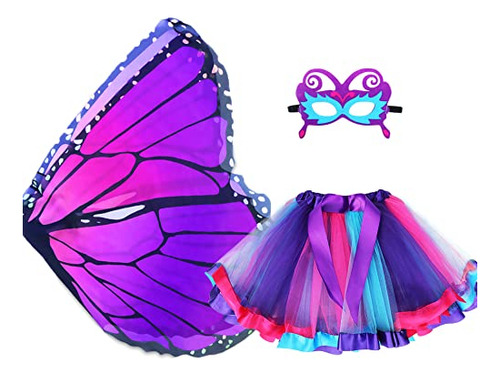D. Niños Hadas Traje De Mariposas Para Niñas Trajes W6g1f