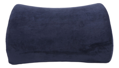 Almohada De Soporte Lumbar Pure Color Plush Con Diseño Ergon