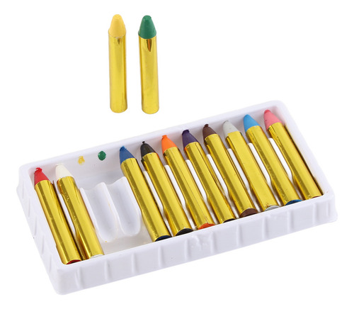 Juego De Lápices De Colores Para Pintar La Cara Y El Cuerpo