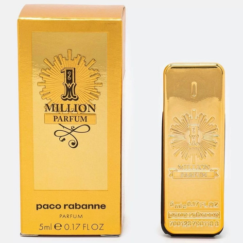 Perfume miniatura 1 Million Parfum Paco Rabanne, 5 ml, volumen de la unidad: 5 ml