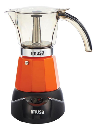 Imusa Cafetera Espresso Eléctrica De 3-6 Tazas Con Base Desm
