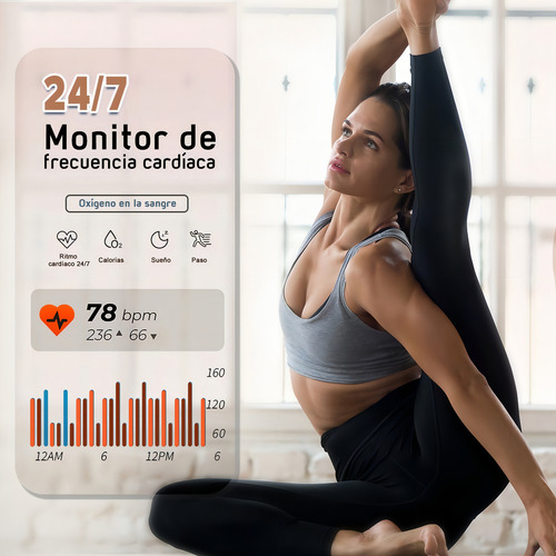 Quacoww QM016 Smartwatch Mujer 1.85
