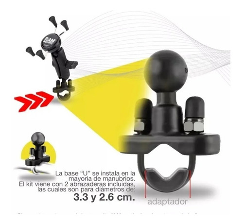 Imagen 3 de 3 de Soporte Ram Mounts Tamaño Std